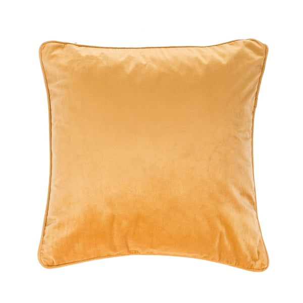 Oranžovobéžový polštář Tiseco Home Studio Velvety, 45 x 45 cm
