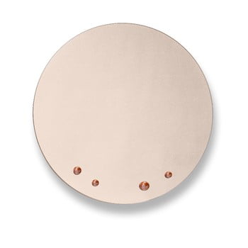 Oglindă de perete emko dew, ø 70 cm, bronz