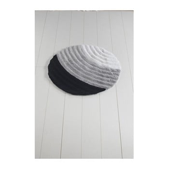 Covor de baie well cap, ⌀ 90 cm, gri
