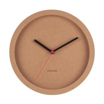 Ceas de perete karlsson tom, ⌀ 26 cm, maro