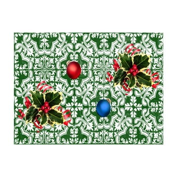 Set 2 suporturi dreptunghiulare pentru farfurii crido consulting festive mosaic, 40 x 30 cm