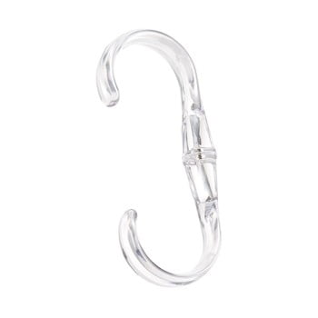 Cârlig transparent pentru șifoniere idesign the home edit, 19,1 x 5,7 x 2,5 cm