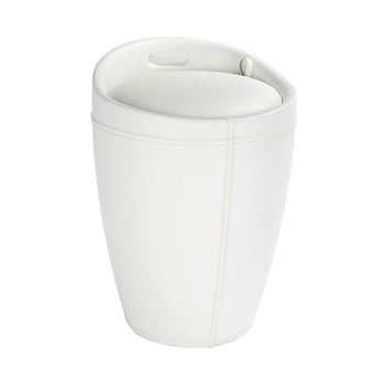 Coș de rufe taburet wenko candy look, alb, 20 l