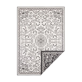 Covor pentru exterior bougari leyte, 80 x 150 cm, negru-crem