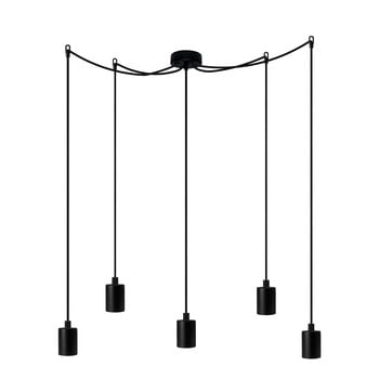 Corp de iluminat cu 5 cabluri bulb attack cero basic, negru