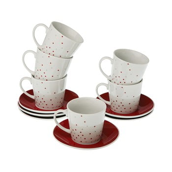 Set 6 cești cu farfurie versa tea
