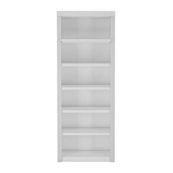 Bibliotecă de lemn de pin støraa bailey, 83 x 213 cm, alb