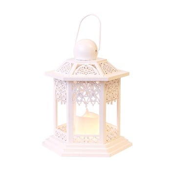 Felinar cu led best season german, înălțime 20 cm, crem
