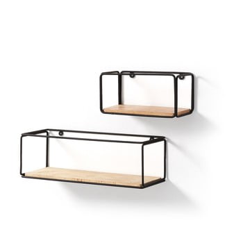 Set 2 rafturi perete la forma ness