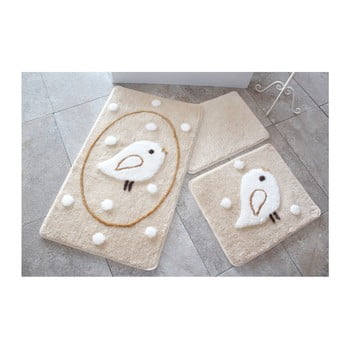 Set 3 covorașe de baie confetti bathmats rock