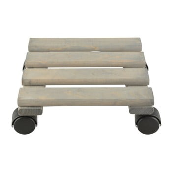 Suport lemn pentru ghiveci flori esschert design, lățime 24 cm