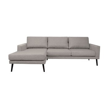 Colţar Windsor & Co Sofas Rigel, partea stângă, gri deschis