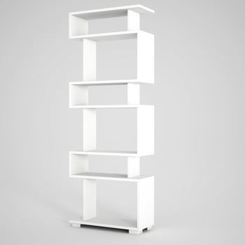 Bibliotecă blok, alb