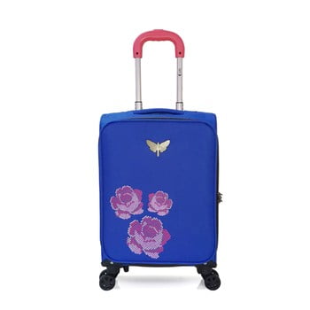 Troler pentru cabină cu 4 roți lpb joanna, 40 l, albastru