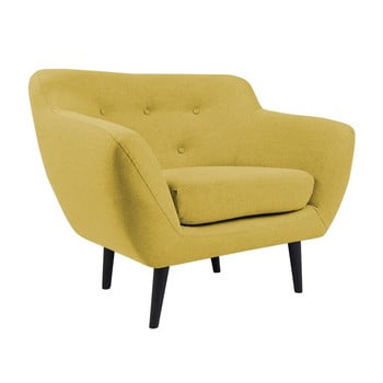 Fotoliu mazzini sofas piemont, galben