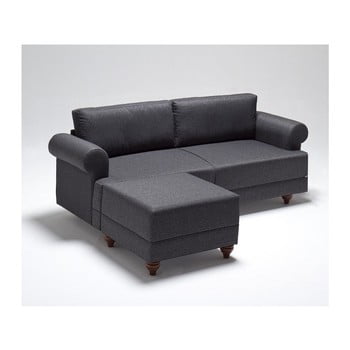 Canapea cu picioare balcab home gloria, gri