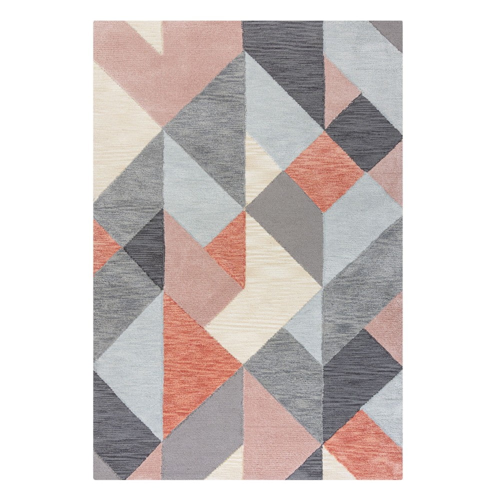 Šedo-růžový koberec Flair Rugs Icon, 160 x 230 cm