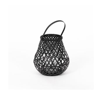 Felinar din bambus compactor bamboo lantern, ⌀ 25 cm, negru
