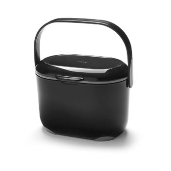 Recipient pentru compost deșeuri organice addis caddy, 2,5 l, negru-gri