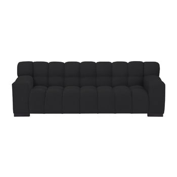 Canapea cu trei locuri windsor & co sofas moon, negru
