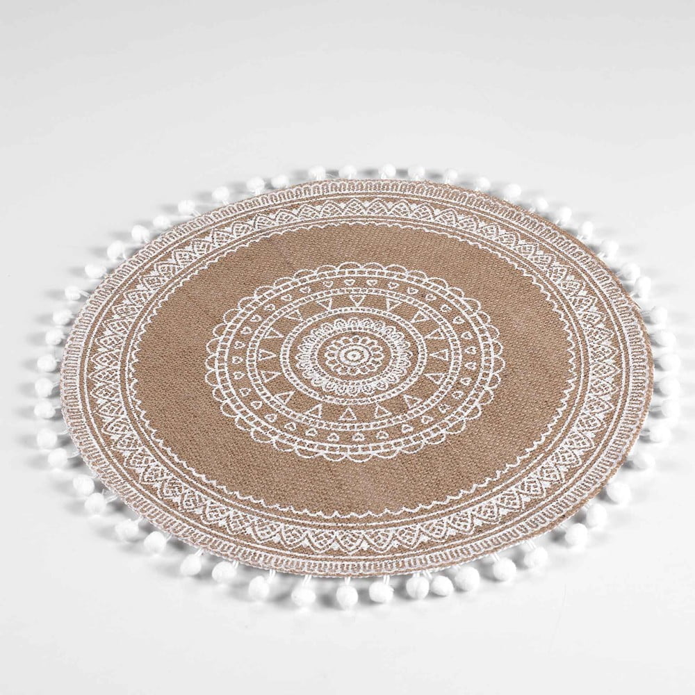 Jutové prostírání ø 38 cm Renata – douceur d'intérieur