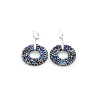 Cercei cu cristale swarovski laura bruni crispia