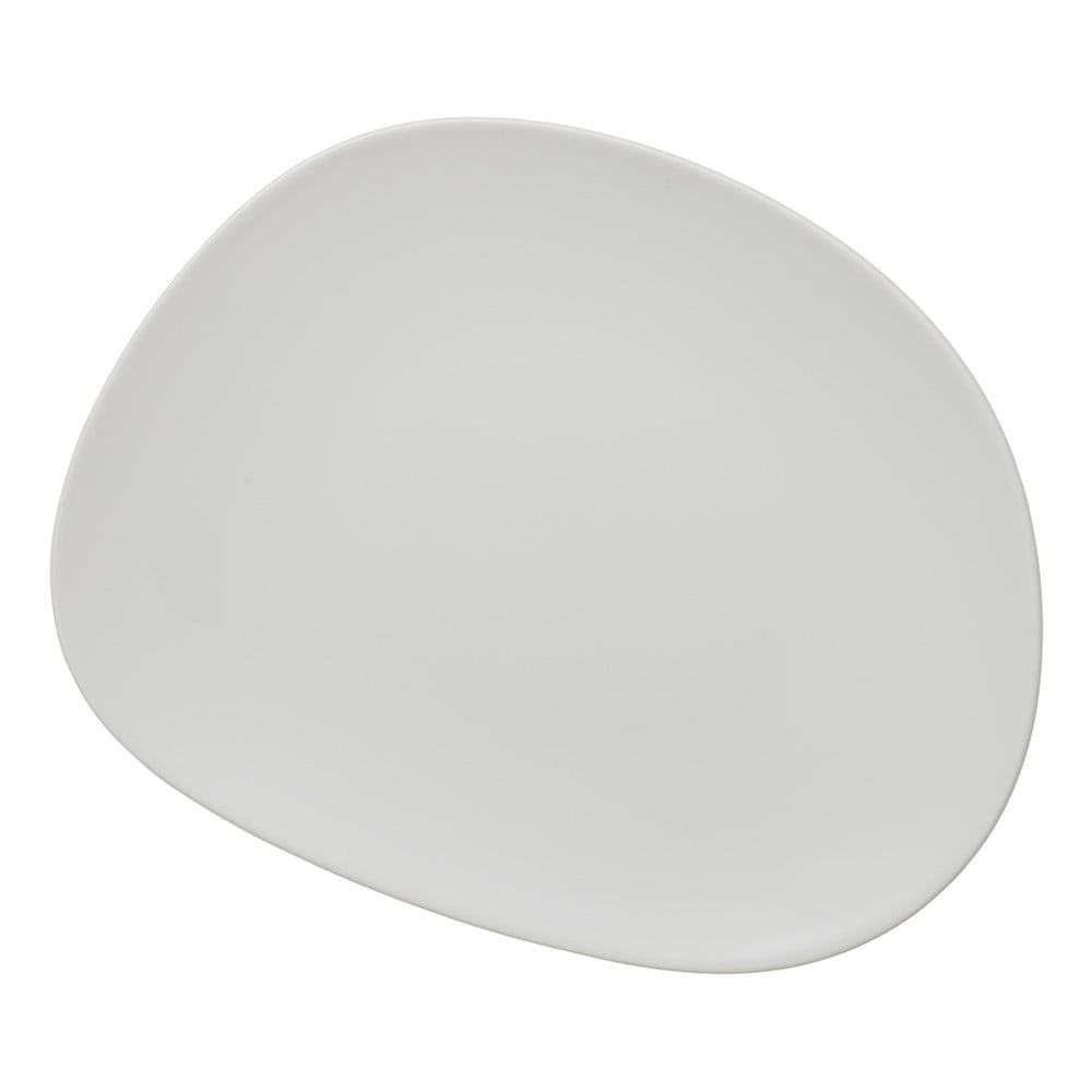 Bílý porcelánový dezertní talíř Villeroy & Boch Like Organic, 21 cm
