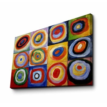 Reproducere tablou pe pânză kandinsky, 70 x 45 cm