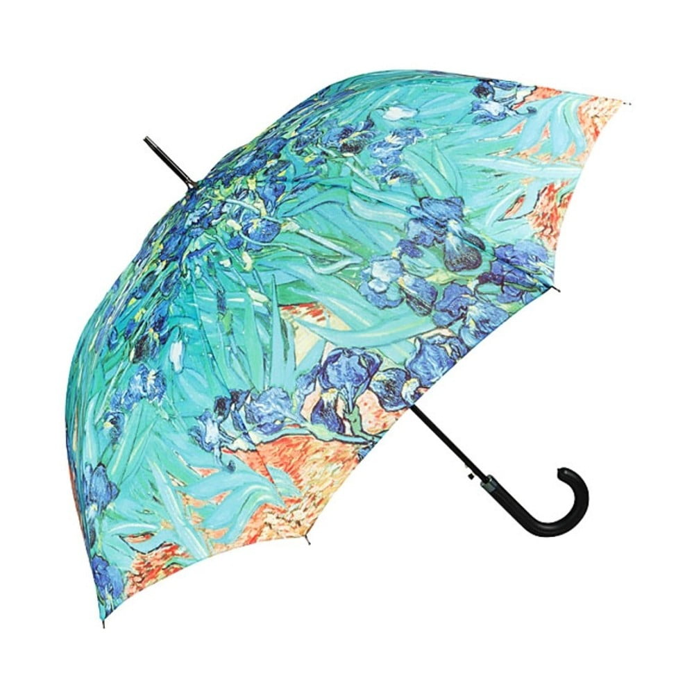 Tyrkysový holový deštník Von Lilienfeld Irises, ø 100 cm