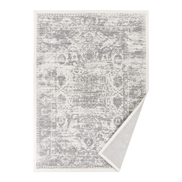 Béžový vzorovaný oboustranný koberec Narma Palmse, 140  x  200 cm