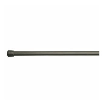 Bară perdea pentru cabina de duș cu lungime ajustabilă interdesign rod, 127 - 221 cm, negru