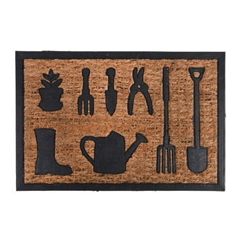 Covoraș intrare din fibre de cocos esschert design gardener, 40,3 x 40,3 cm