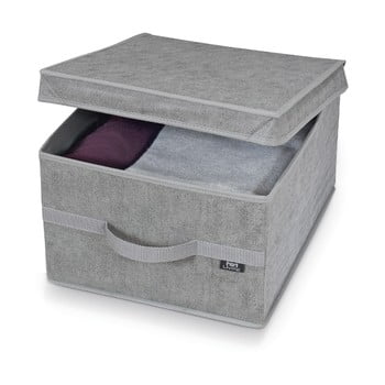 Cutie pentru depozitare domopak stone large, 50 x 38 cm, gri
