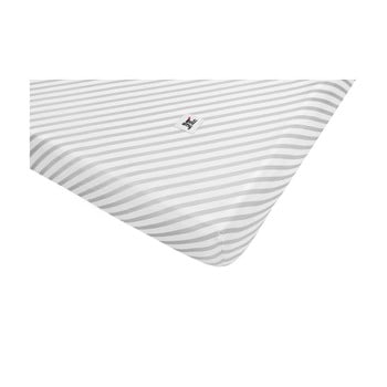 Cearceaf din bumbac pentru copii BELLAMY Stripes, 40 x 90 cm