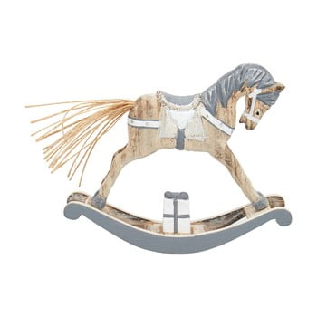 Decorațiune din lemn green gate horse, lungime 12,7 cm