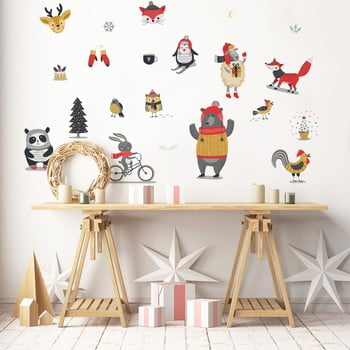Autocolant crăciun ambiance christmas animals