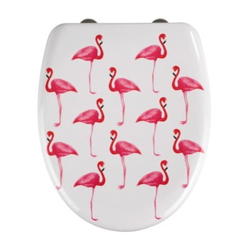 Capac WC cu închidere lentă Wenko Flamingo, 45 x 38 cm imagine