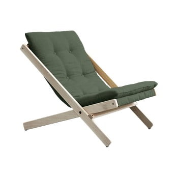Scaun pliabil din lemn de fag karup design boogie olive green, 60 x 115 cm, verde olive