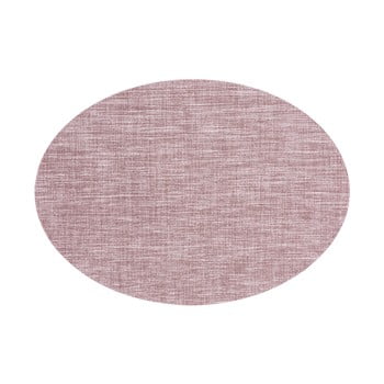 Suport pentru farfurie tiseco home studio oval, 46 x 33 cm, roz mov