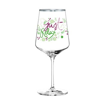 Pahar din sticlă cristalină ritzenhoff hugo veronique jacquart, 600 ml