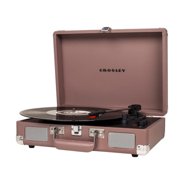 Růžový gramofón Crosley Cruiser Deluxe