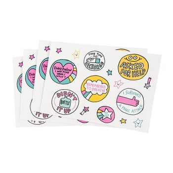 Set stickere ohh deer self care