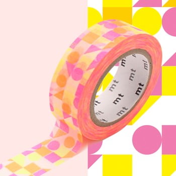 Bandă decorativă washi mt masking tape agnes, rolă 10 m