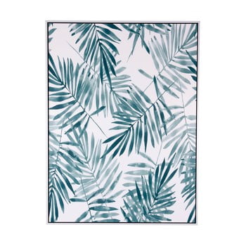 Tablou sømcasa blue palm, 60 x 80 cm