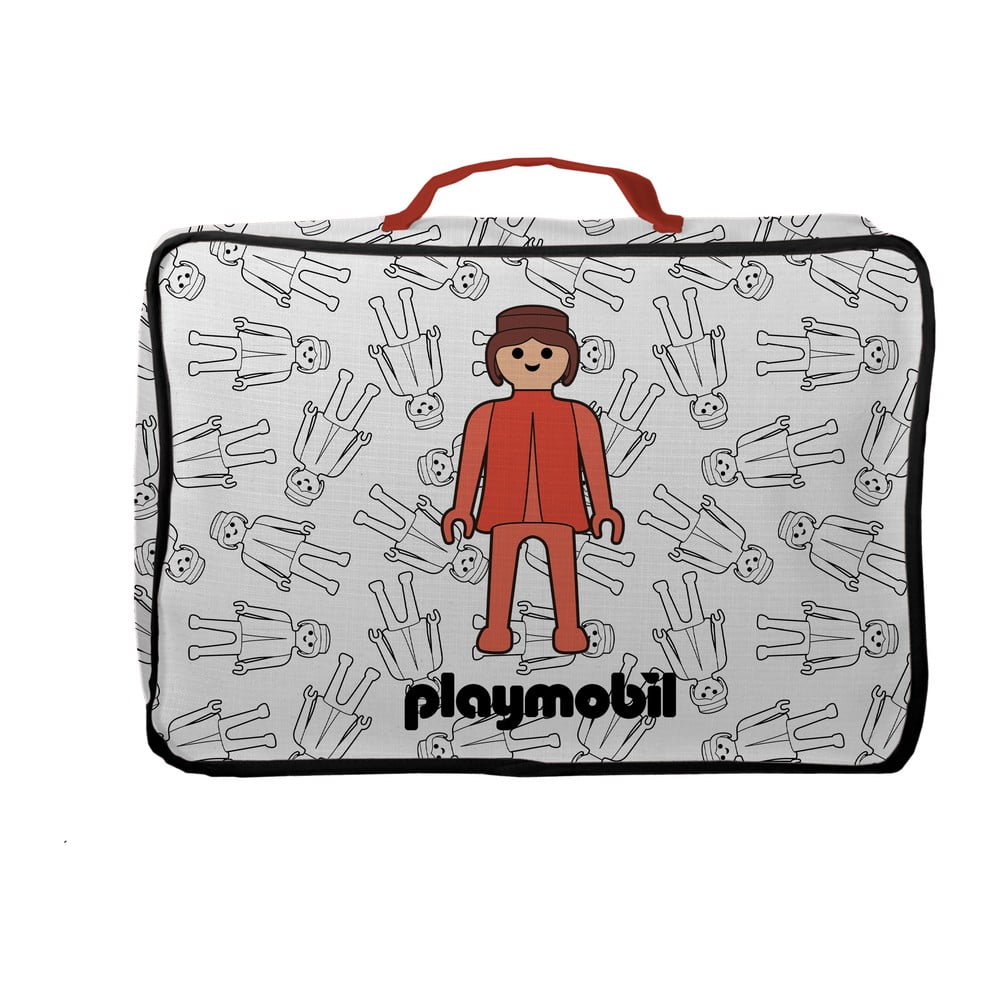 Bílý látkový dětský organizér na hračky  25x11x36 cm Everywhere – Playmobil