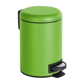 Coș de gunoi cu pedală wenko leman, 3 l, verde