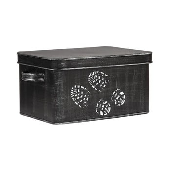 Cutie metalică pentru încălțăminte label51, negru
