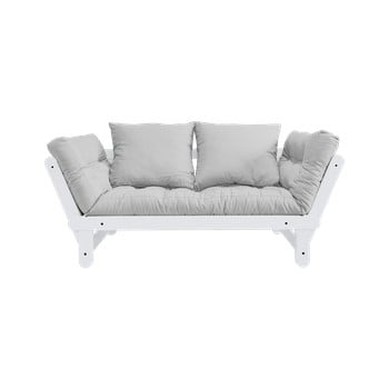 Canapea extensibilă karup design beat white/light grey