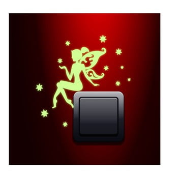 Autocolant fosforescent ambiance fairy with the stars