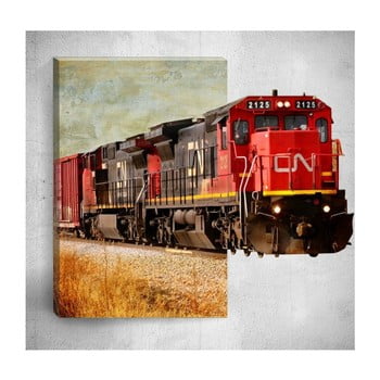 Tablou de perete 3d mosticx train, 40 x 60 cm